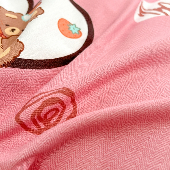 91家纺网 家纺一手货源 找家纺 简冠家纺 2023直播爆款北欧风亲肤植物羊绒磨毛四件套 泰迪熊