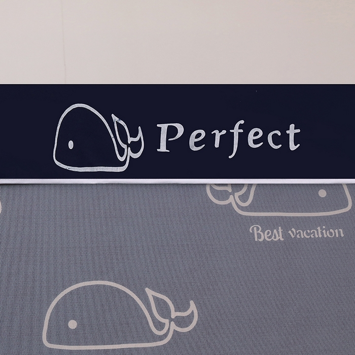 91家纺网 家纺一手货源 找家纺 锦逸家居 2025新款学生上下铺遮光防尘蚊帐 小鲸鱼