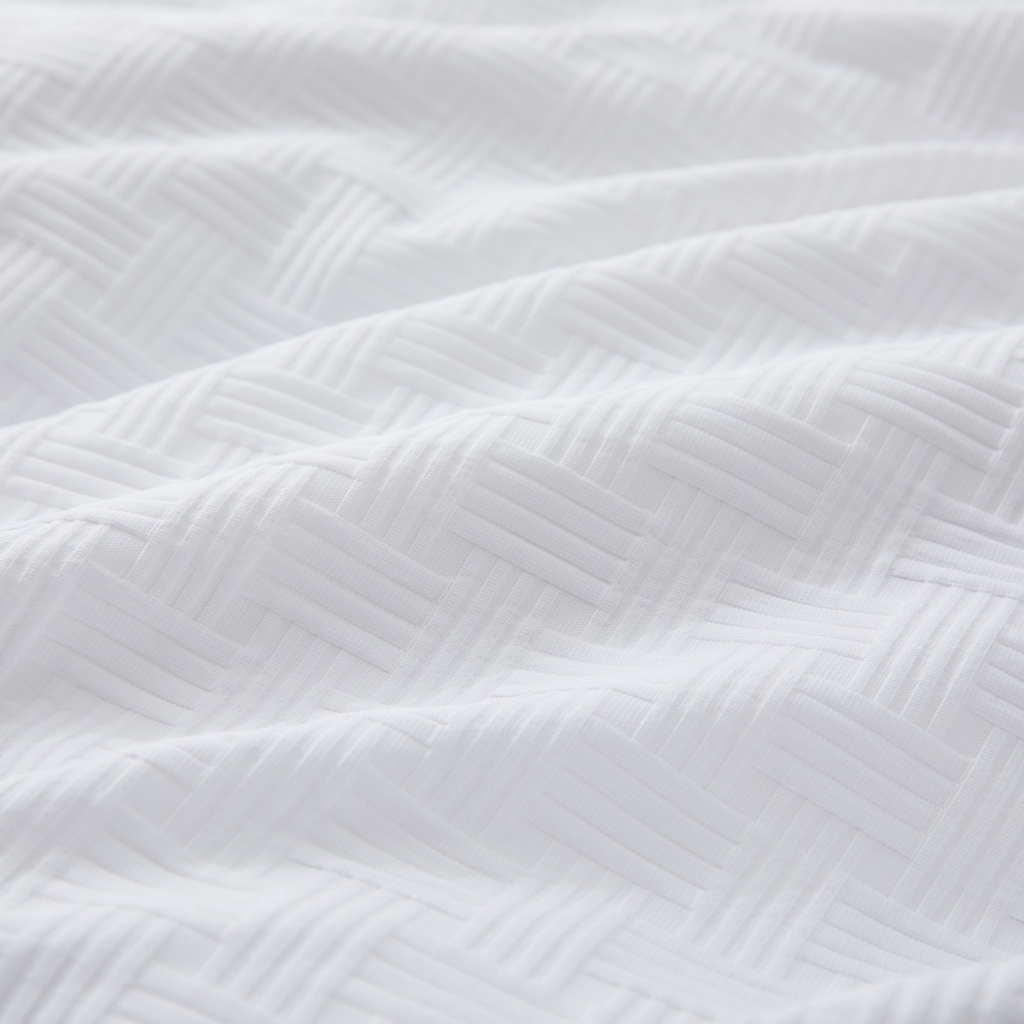 91家纺网 家纺一手货源 找家纺 子不语家纺2025新款跨境外贸 华夫格纯色三件套亚马逊Temu速卖通S hein沃尔玛专供 华夫格白色