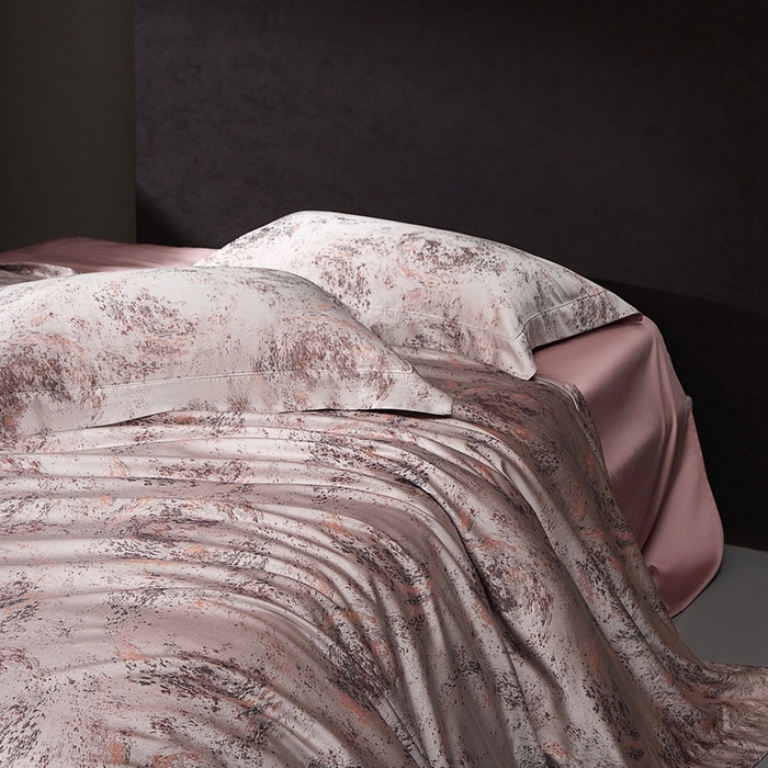 91家纺网 家纺一手货源 找家纺 （总）花时间 2025新款天丝棉色织提花四件套系列-天光云影