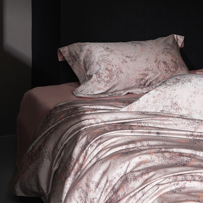 91家纺网 家纺一手货源 找家纺 （总）花时间 2025新款天丝棉色织提花四件套系列-天光云影