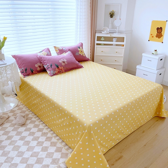 91家纺网 家纺一手货源 找家纺 简冠家纺 2023直播爆款北欧风亲肤植物羊绒磨毛四件套 花序