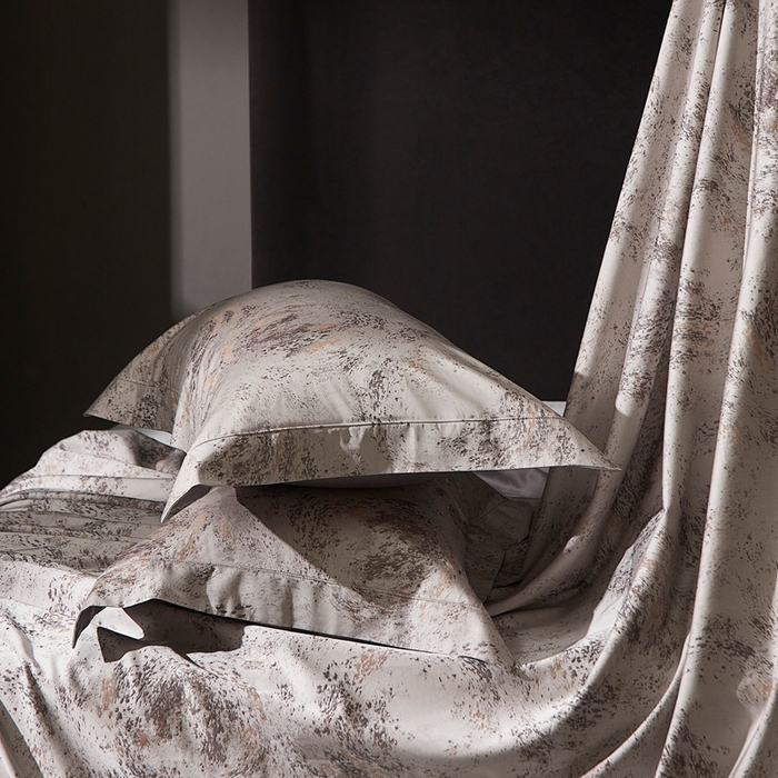 91家纺网 家纺一手货源 找家纺 花时间 2025新款天丝棉色织提花四件套系列-天光云影 天光云影 香槟