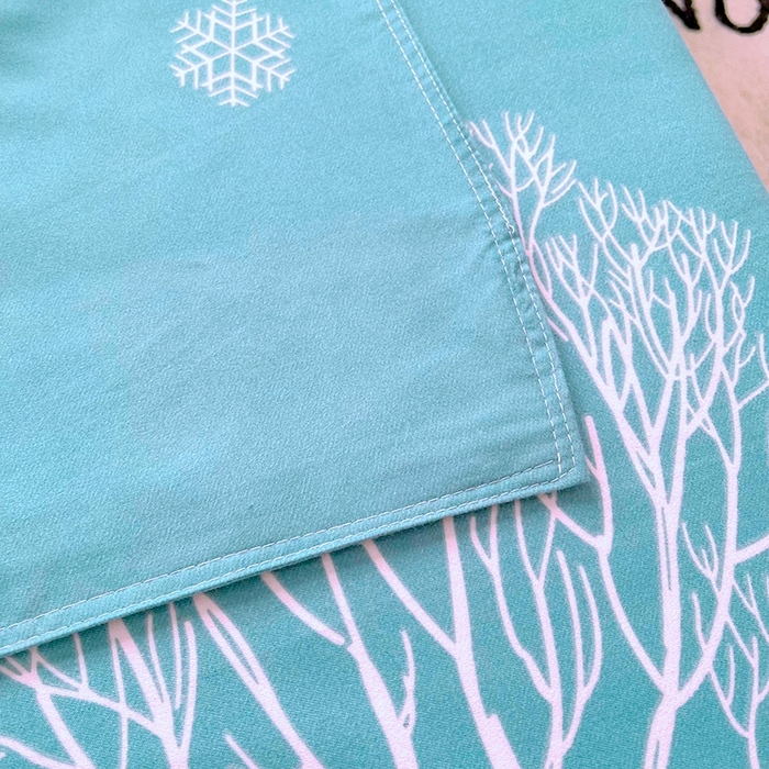 91家纺网 家纺一手货源 找家纺 简冠家纺 2023直播爆款北欧风亲肤植物羊绒磨毛四件套 鹿林