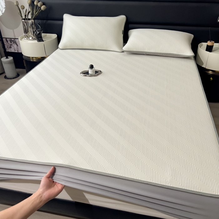 91家纺网 家纺一手货源 找家纺 （总）席世家 2025春夏新款A类凉感席冰川凉席空调席-罗拉 1.5m控价不低于169元   谢谢配合  需要手提袋+5元