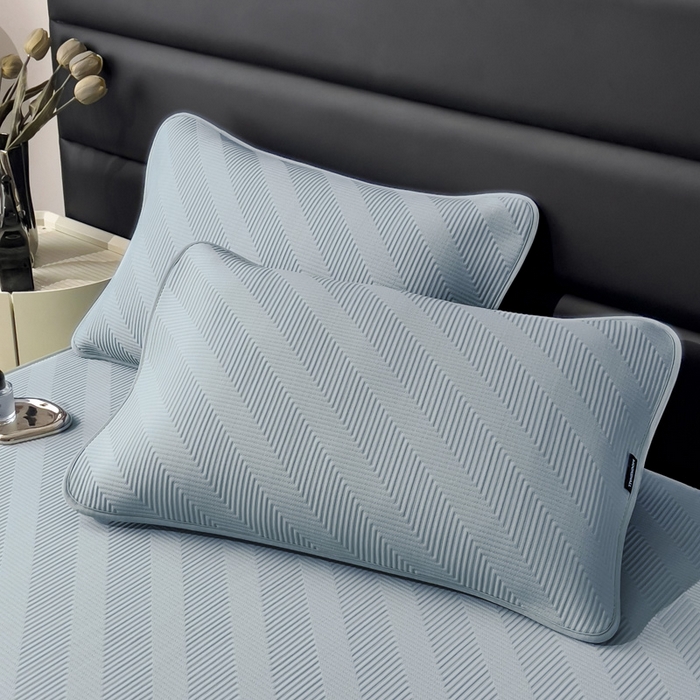 91家纺网 家纺一手货源 找家纺 席世家 2025春夏新款A类凉感席冰川凉席空调席-罗拉 1.5m控价不低于169元   谢谢配合  需要手提袋+5元 罗拉-蓝（床笠款）