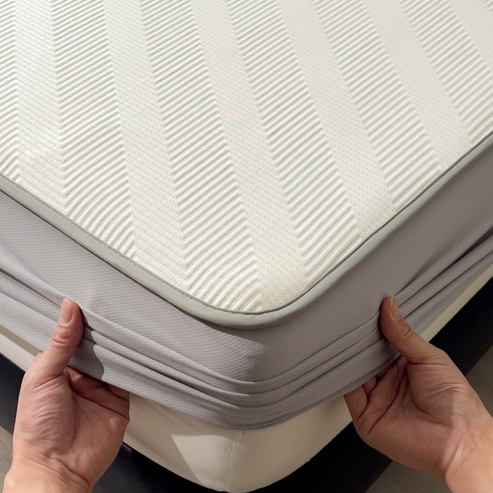 91家纺网 家纺一手货源 找家纺 席世家 2025春夏新款A类凉感席冰川凉席空调席-罗拉 1.5m控价不低于169元   谢谢配合  需要手提袋+5元 罗拉-米白（床笠款）