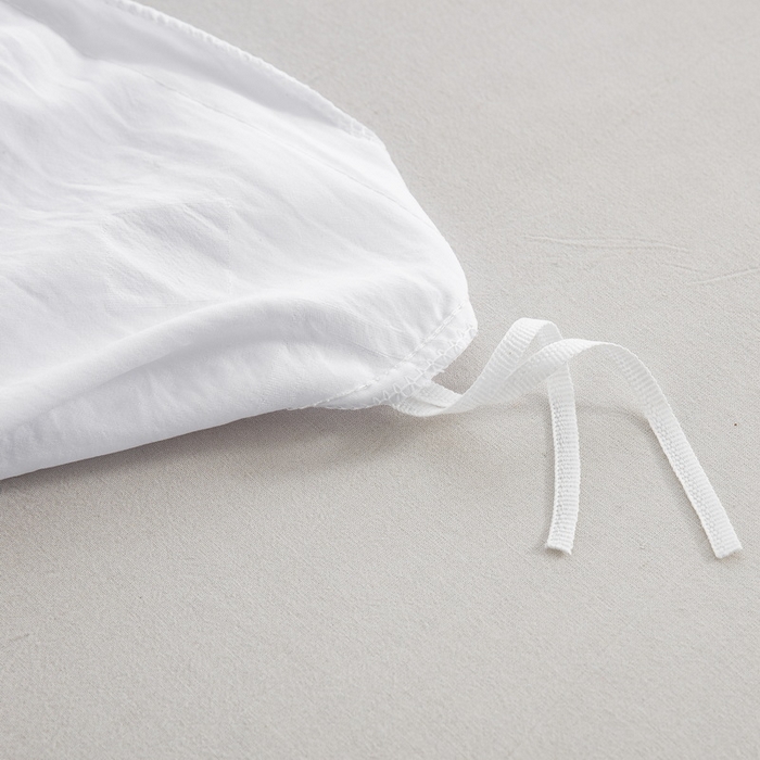 91家纺网 家纺一手货源 找家纺 子不语家纺2025新款跨境外贸 剪花簇绒纯色三件套亚马逊Temu速卖 通Shein沃尔玛专供 菱形波浪白