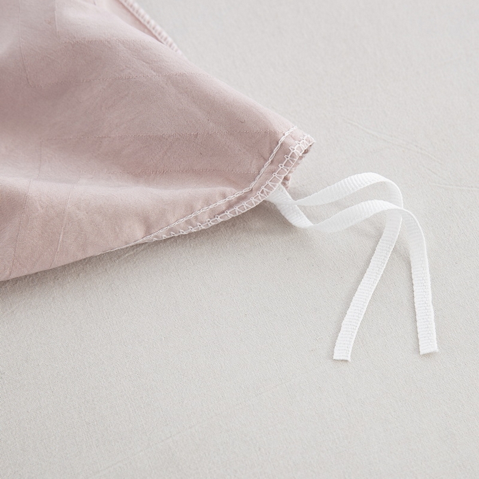 91家纺网 家纺一手货源 找家纺 子不语家纺2025新款跨境外贸 剪花簇绒纯色三件套亚马逊Temu速卖 通Shein沃尔玛专供 菱形浅粉