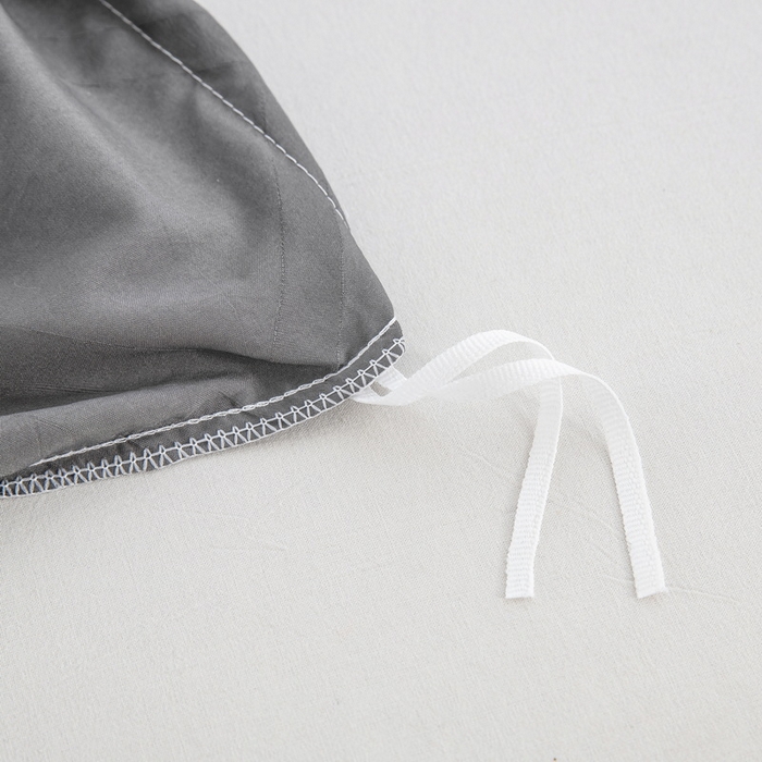 91家纺网 家纺一手货源 找家纺 子不语家纺2025新款跨境外贸 剪花簇绒纯色三件套亚马逊Temu速卖 通Shein沃尔玛专供 菱形深灰