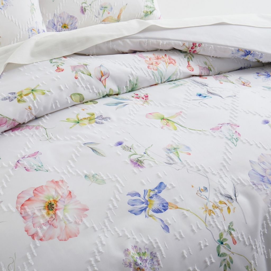 91家纺网 家纺一手货源 找家纺 子不语家纺2025新款跨境外贸 剪花簇绒纯色三件套亚马逊Temu速卖 通Shein沃尔玛专供 印花剪花