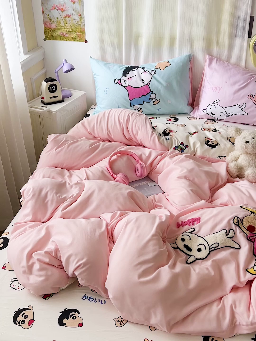 91家纺网 家纺一手货源 找家纺 一霖家纺 2025新款高克重云朵棉数码印花＋毛巾绣四件套