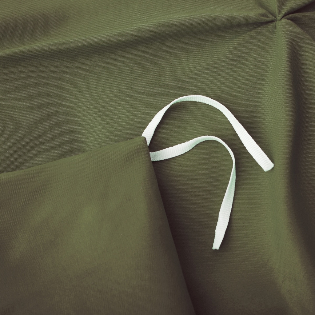 91家纺网 家纺一手货源 找家纺 子不语家纺2025新款跨境外贸手工揪花褶皱三件套亚马逊Temu速卖通Shein沃尔玛专供 橄榄绿