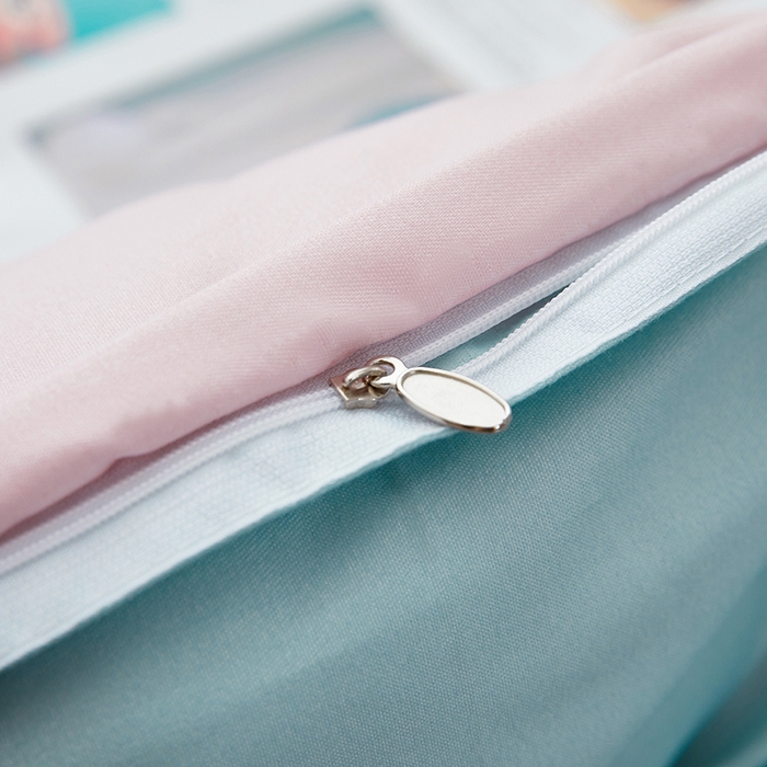 91家纺网 家纺一手货源 找家纺 简冠家纺 2023直播爆款北欧风亲肤植物羊绒磨毛四件套 花美夺艳-粉