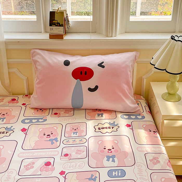 91家纺网 家纺一手货源 找家纺 一霖家纺 2025新款高克重云朵棉数码印花＋毛巾绣四件套