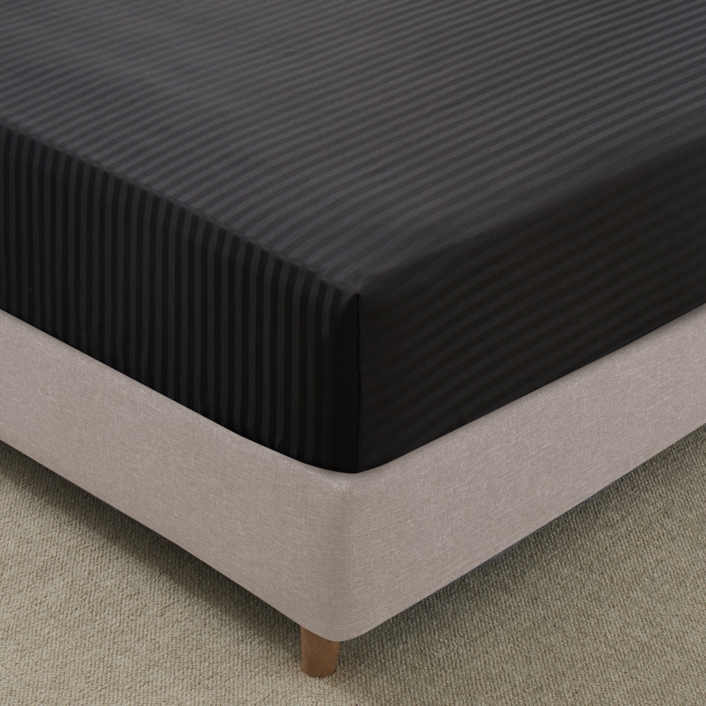 91家纺网 家纺一手货源 找家纺 子不语家纺2025新款跨境外贸酒店纯色提花三件套亚马逊Temu速卖通Shein沃尔玛专供缎条提花黑色