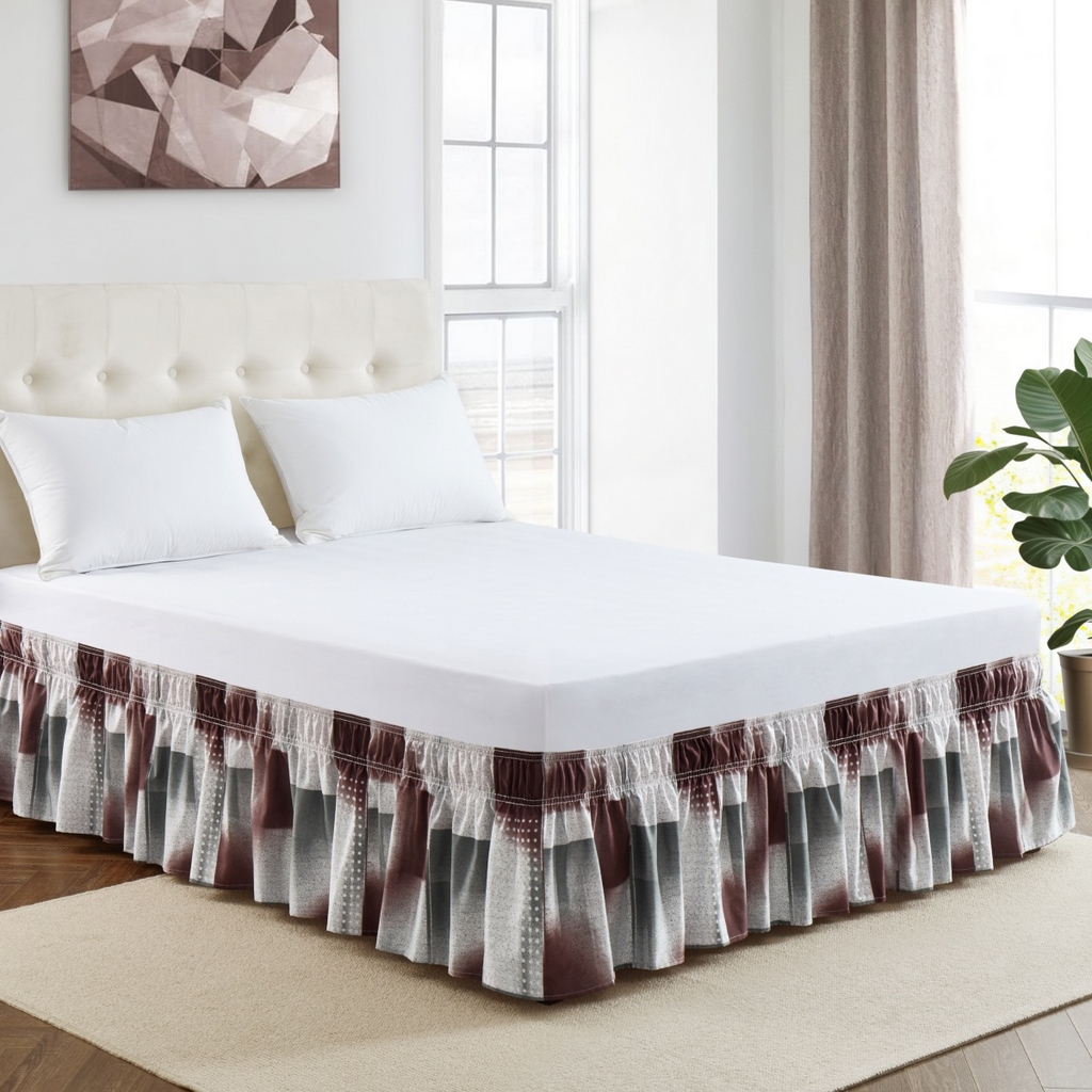 子不语家纺 2025新款印花床裙 格彩人生