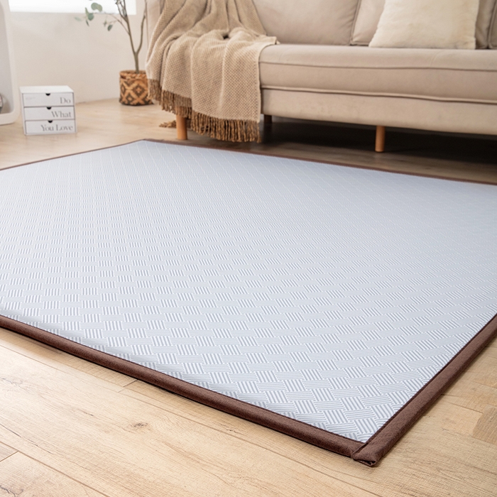 北辰 2025新款凉席多功能地垫床垫床边垫打地铺神器 烫光凉感垫-灰