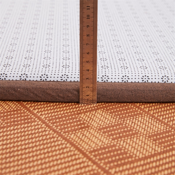 91家纺网 家纺一手货源 找家纺 北辰 2025新款凉席多功能地垫床垫床边垫打地铺神器 藤编地垫-罗马格调