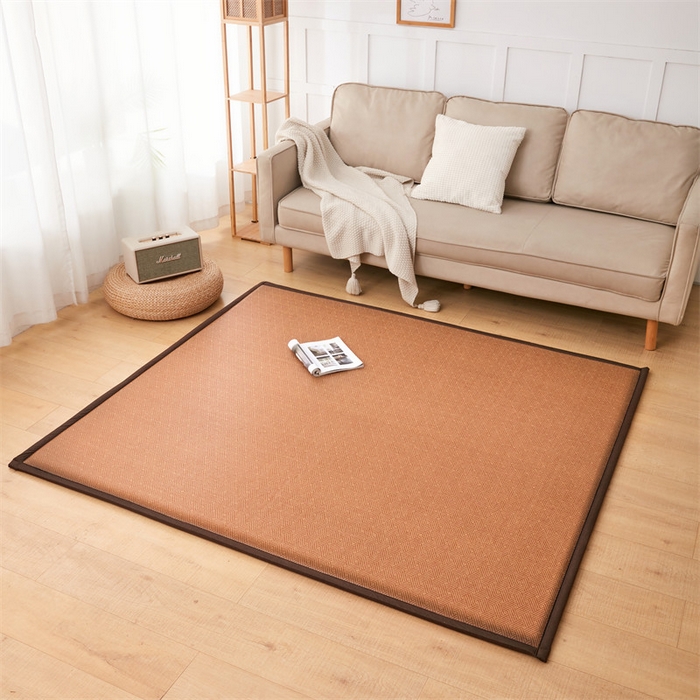 91家纺网 家纺一手货源 找家纺 北辰 2025新款凉席多功能地垫床垫床边垫打地铺神器 藤编地垫-青春岁月