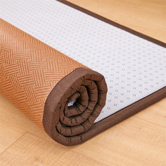 91家纺网 家纺一手货源 找家纺 北辰 2025新款凉席多功能地垫床垫床边垫打地铺神器 藤编地垫-青春岁月