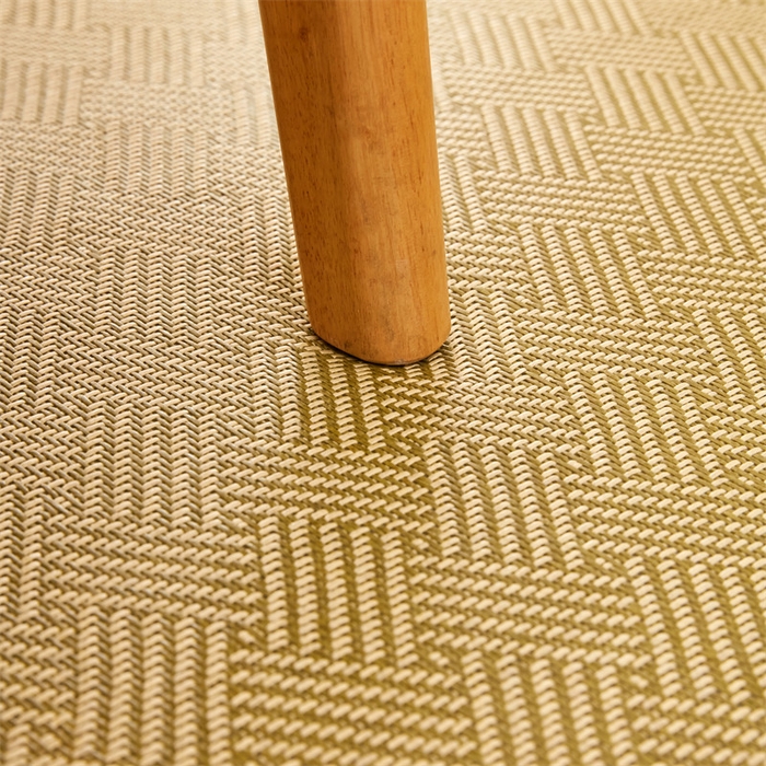 91家纺网 家纺一手货源 找家纺 北辰 2025新款凉席多功能地垫床垫床边垫打地铺神器 藤编地垫-饼干花-绿