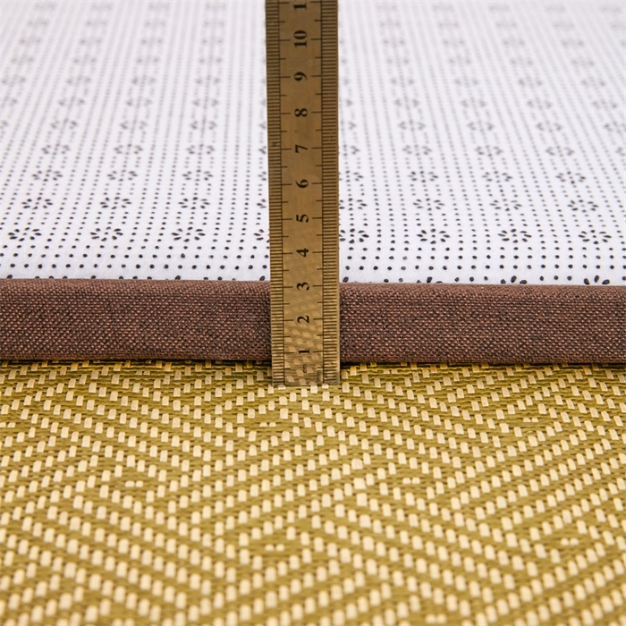 91家纺网 家纺一手货源 找家纺 北辰 2025新款凉席多功能地垫床垫床边垫打地铺神器 藤编地垫-饼干花-绿