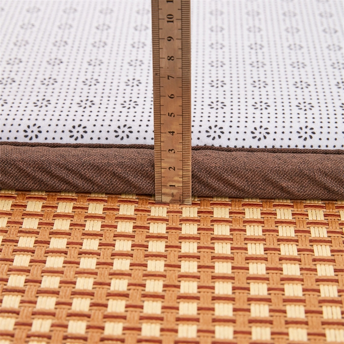 91家纺网 家纺一手货源 找家纺 北辰 2025新款凉席多功能地垫床垫床边垫打地铺神器 藤编地垫-花样年华