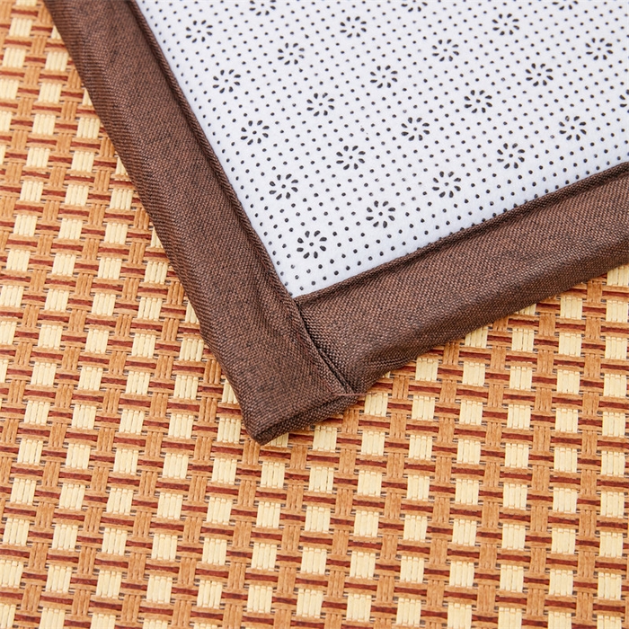 91家纺网 家纺一手货源 找家纺 北辰 2025新款凉席多功能地垫床垫床边垫打地铺神器 藤编地垫-花样年华