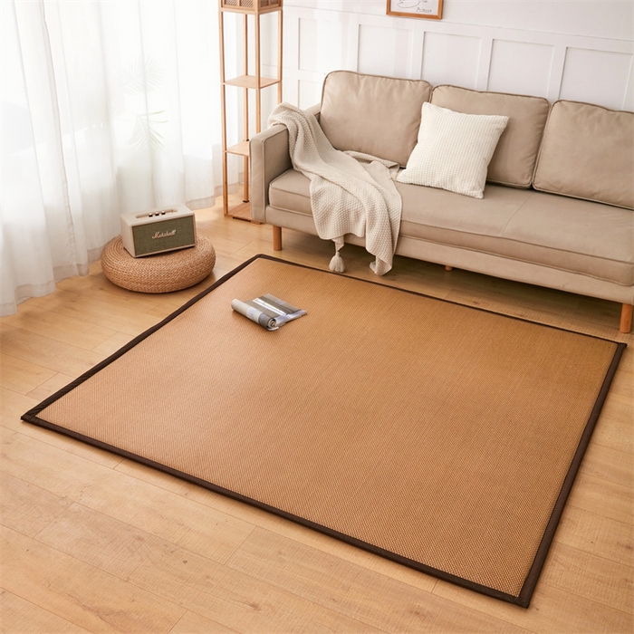 91家纺网 家纺一手货源 找家纺 北辰 2025新款凉席多功能地垫床垫床边垫打地铺神器 藤编地垫-流金岁月