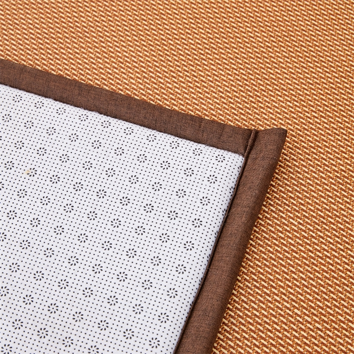 91家纺网 家纺一手货源 找家纺 北辰 2025新款凉席多功能地垫床垫床边垫打地铺神器 藤编地垫-流金岁月