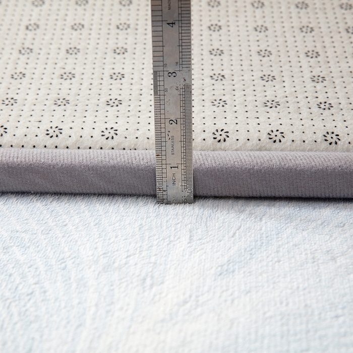 91家纺网 家纺一手货源 找家纺 北辰 2025新款凉席多功能地垫床垫床边垫打地铺神器 牛奶绒地垫-银杏翩翩