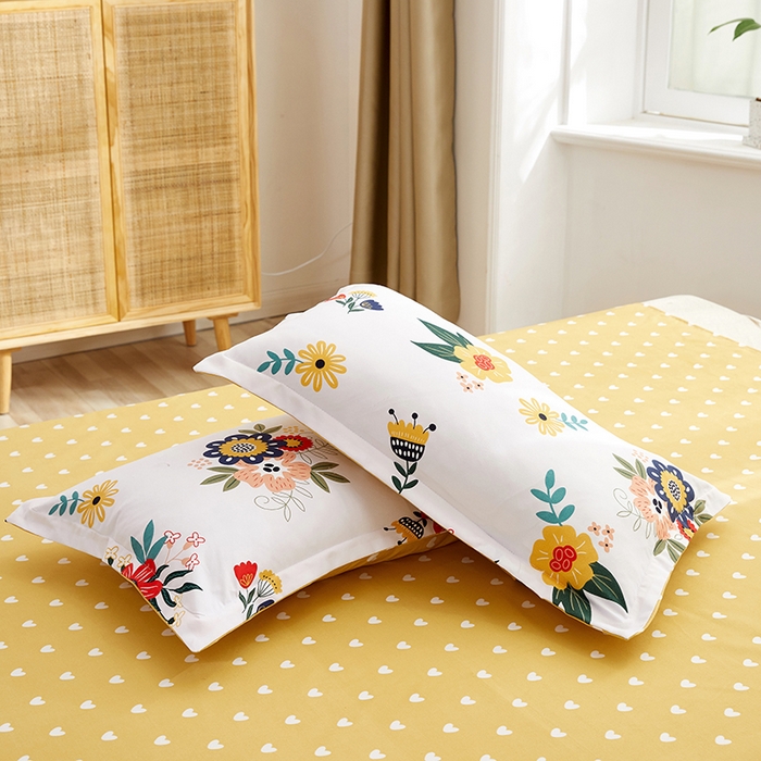 91家纺网 家纺一手货源 找家纺 简冠家纺 2025直播爆款北欧风亲肤植物羊绒磨毛四件套 花开-米