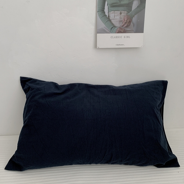 91家纺网 家纺一手货源 找家纺 （总）柚可家居 2024新款雾蓝条纹提花水洗棉单床单