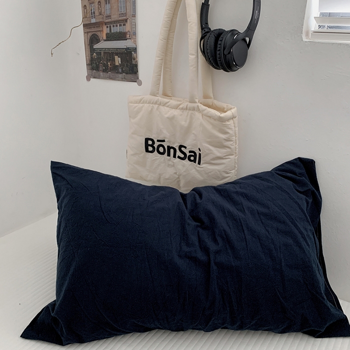 91家纺网 家纺一手货源 找家纺 （总）柚可家居 2024新款雾蓝条纹提花水洗棉单床单