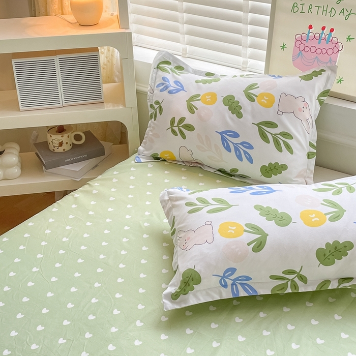 91家纺网 家纺一手货源 找家纺 简冠家纺 2025直播爆款北欧风亲肤植物羊绒磨毛四件套 向往