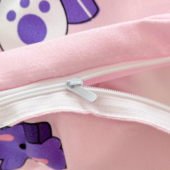 91家纺网 家纺一手货源 找家纺 简冠家纺 2025直播爆款北欧风亲肤植物羊绒磨毛四件套 宝贝猫咪