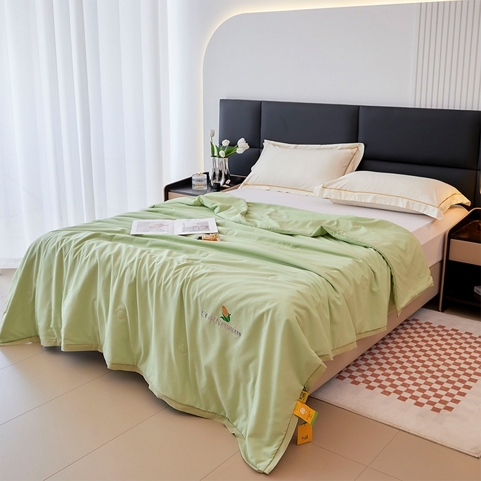 91家纺网 家纺一手货源 找家纺 （总）VIP被业 2025新款玉米大豆夏被被套二合一