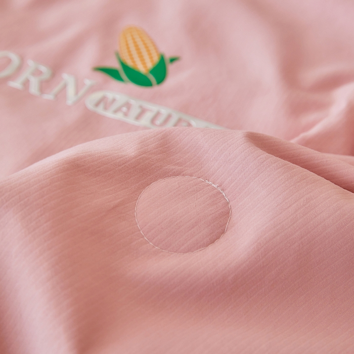 91家纺网 家纺一手货源 找家纺 VIP被业 2025新款玉米大豆夏被被套二合一 浪漫玉