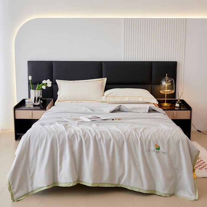 VIP被业 2025新款玉米大豆夏被被套二合一 梦境灰