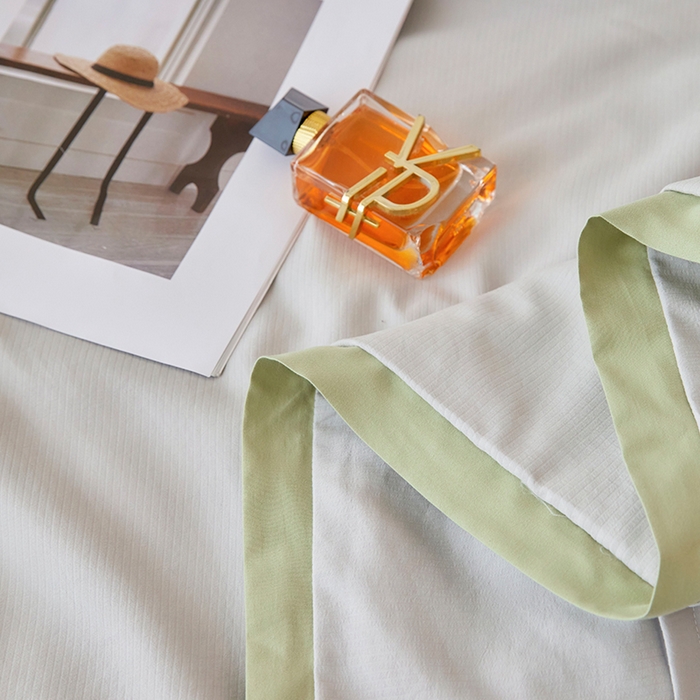 91家纺网 家纺一手货源 找家纺 VIP被业 2025新款玉米大豆夏被被套二合一 梦境灰