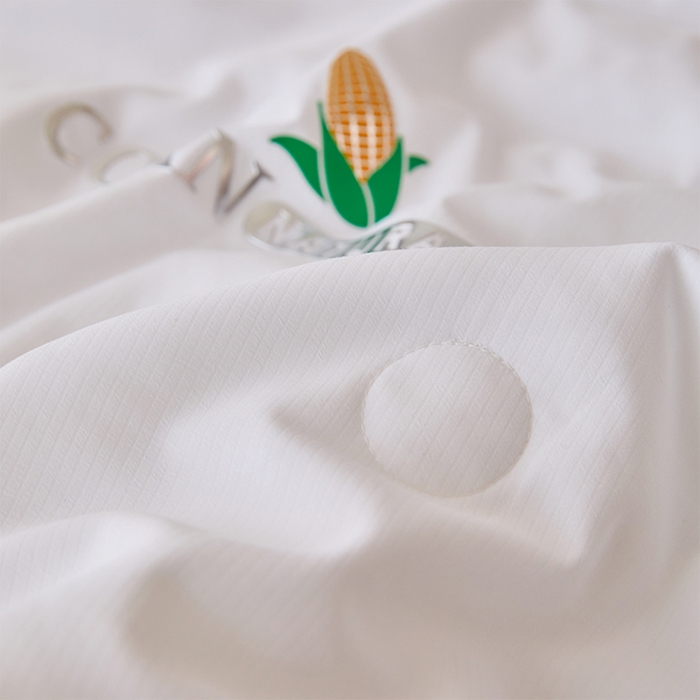 91家纺网 家纺一手货源 找家纺 VIP被业 2025新款玉米大豆夏被被套二合一 幸福白