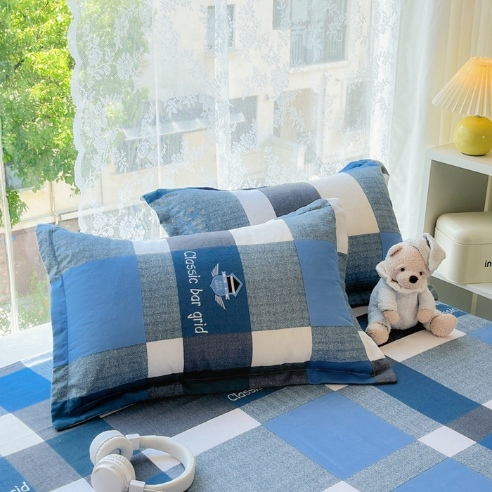 91家纺网 家纺一手货源 找家纺 简冠家纺 2025直播爆款北欧风亲肤植物羊绒磨毛四件套 绅士范