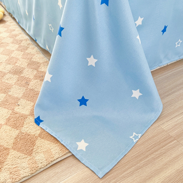 91家纺网 家纺一手货源 找家纺 简冠家纺 2025直播爆款北欧风亲肤植物羊绒磨毛四件套 太空兔