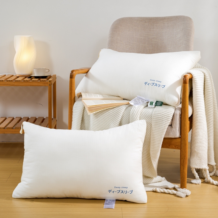 91家纺网 家纺一手货源 找家纺 （总）怡薇格枕芯 2025新款全棉华夫格日式五星级酒店民宿柔软枕头枕芯超柔羽丝绒