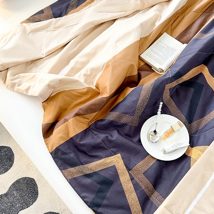 91家纺网 家纺一手货源 找家纺 VIP被业 2025新款外贸印花夏被 梦幻