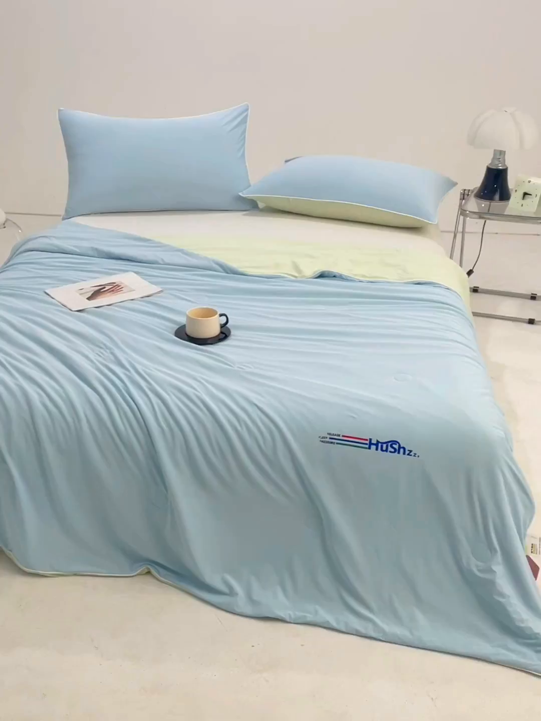 91家纺网 家纺一手货源 找家纺 （总）VIP被业 2025新款0负担防蚊透气深睡被凉感丝网红直播小红书大豆冰丝空调夏被