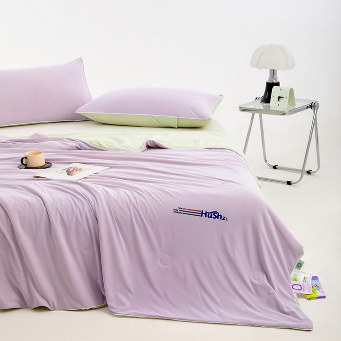 91家纺网 家纺一手货源 找家纺 （总）VIP被业 2025新款0负担防蚊透气深睡被凉感丝网红直播小红书大豆冰丝空调夏被