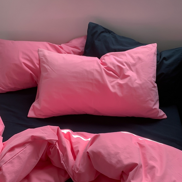 91家纺网 家纺一手货源 找家纺 （总）柚可家居 2025新款40支色织水洗棉四件套-维密