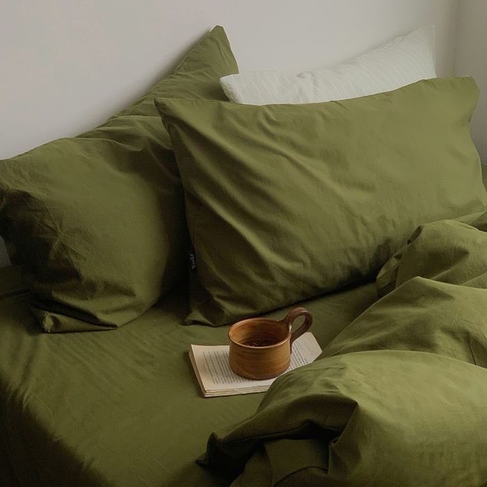 91家纺网 家纺一手货源 找家纺 （总）柚可家居 2025新款色织水洗棉四件套-米罗